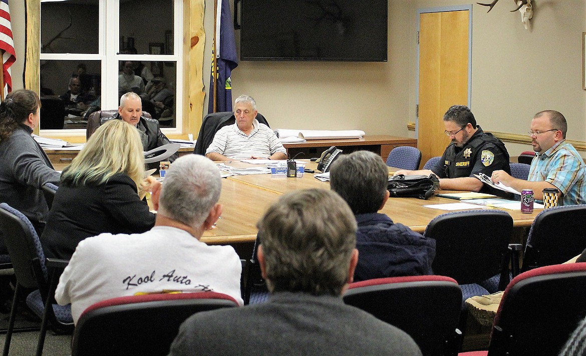 At the Nov. 13 Mineral County Commissioners meeting, Undersheriff Mike Boone was made acting sheriff with the resignation of Sheriff Tom Bauer. A seven-step plan was proposed to get the county jail reopened, which includes hiring a detention-center administrator. (Kathleen Woodford/Mineral Independent).