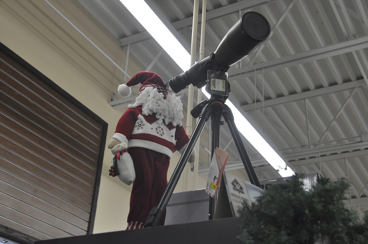 This year, Santa has multiple helpers dressed as him to watch over boys and girls at Murdoch&#146;s Ranch and Supply in Polson.  (photos by Ashley Fox/Lake County Leader)