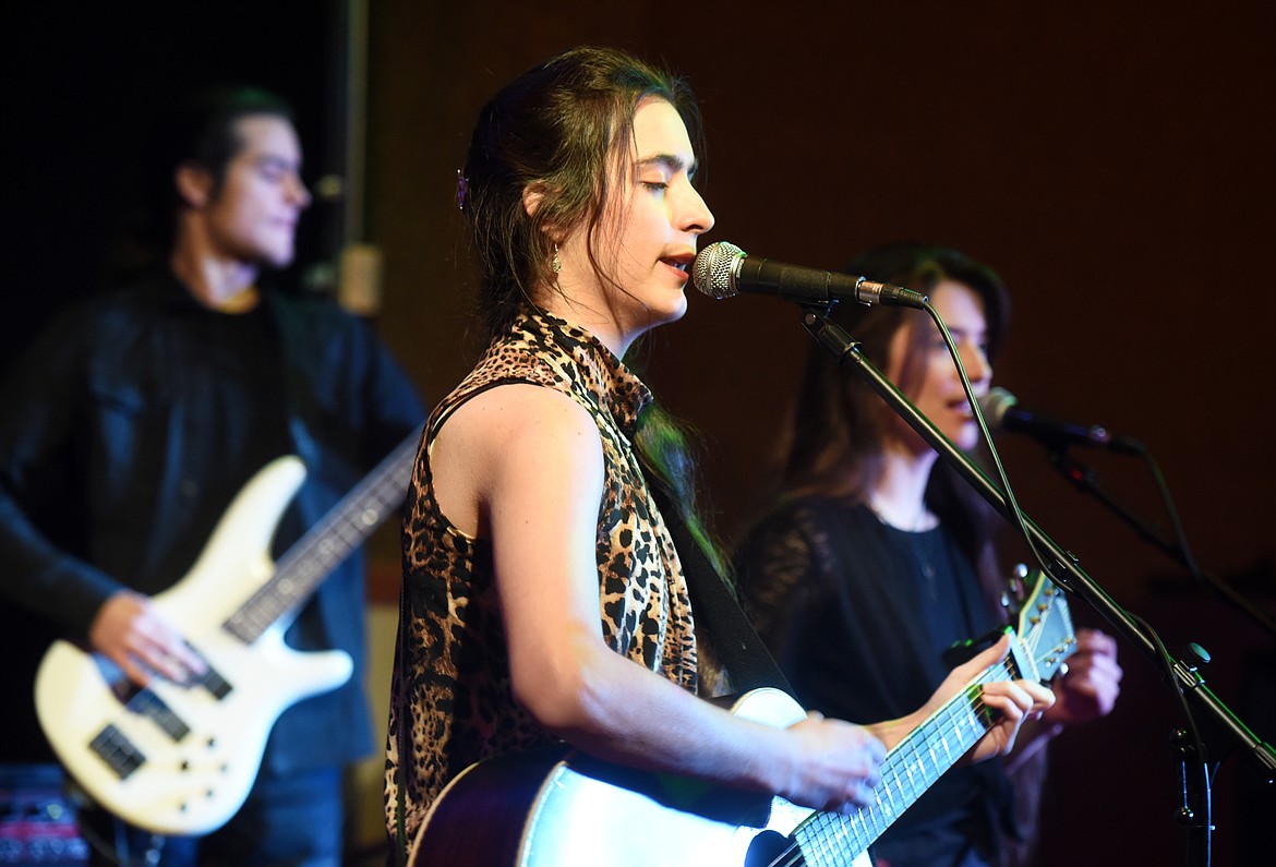 Cassidy Raelund and the The Raelunds perform at the Kalispell Music Festival on Sunday, Nov. 5, at the Eagles Club in Kalispell. (Brenda Ahearn photos/This Week in the Flathead)
