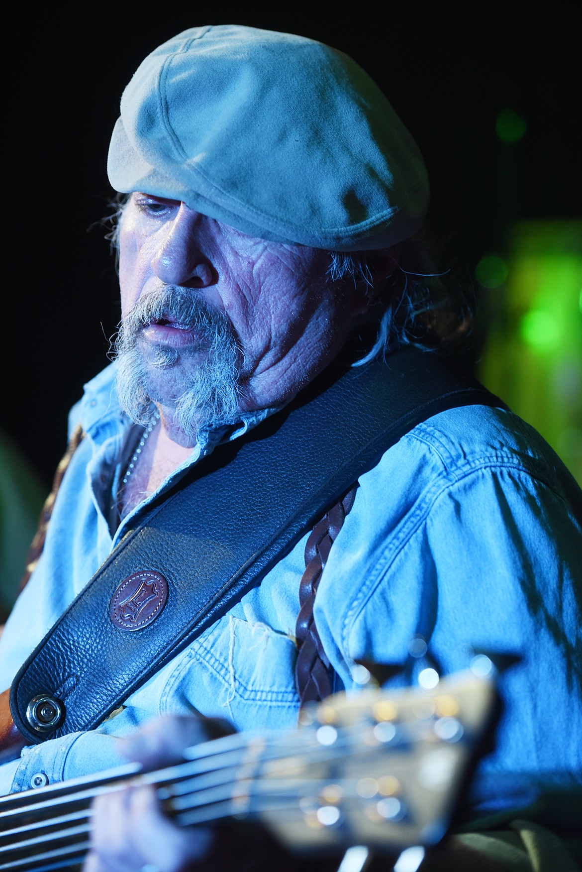 Rosie Brunetto plays as Greg Jordan sings at the Kalispell Music Festival on Sunday, Nov. 5, at the Eagles Club in Kalispell. 
(Brenda Ahearn/This Week in the Flathead)