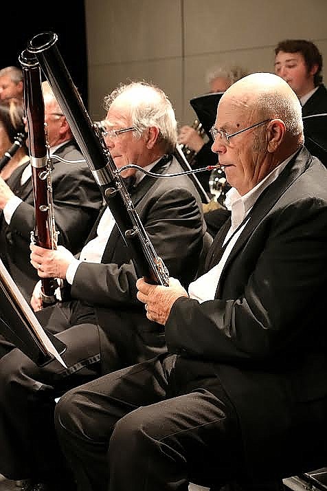 Photo by DON SAUSSER/Press file
Bassoonists in the Panhandle Symphony Orchestra play during the group&#146;s May 2014 spring concert. From left: Rich Beber and Curtis Nelson. Beber will be a featured performer in the symphony&#146;s fall concert at 7 p.m. Dec. 12 at the Salvation Army Kroc Center in Coeur d&#146;Alene.