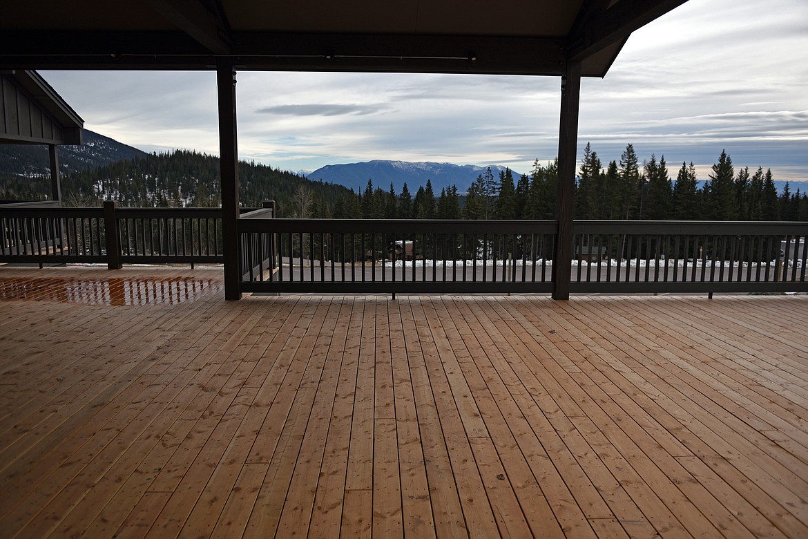 Shown is the renovated deck area outside The Bierstube at Whitefish Mountain Ski Resort on Tuesday, Nov. 28. (Casey Kreider/Daily Inter Lake)