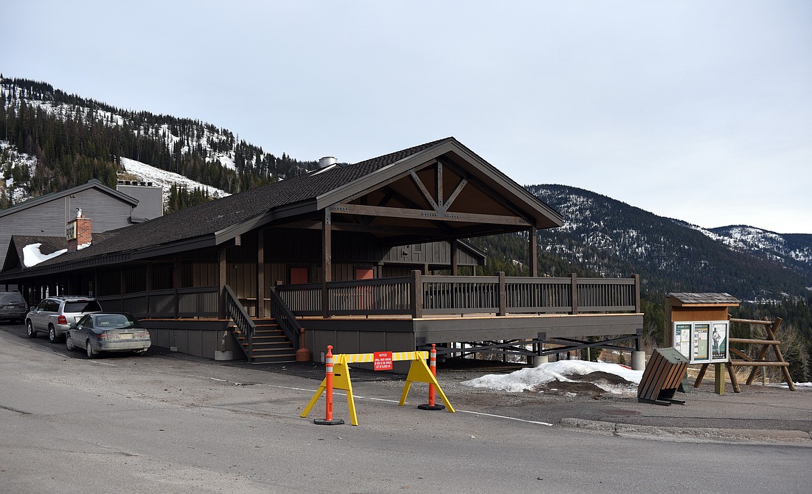 Renovated deck area outside The Bierstube at Whitefish Mountain Ski Resort on Tuesday, Nov. 28. (Casey Kreider/Daily Inter Lake)