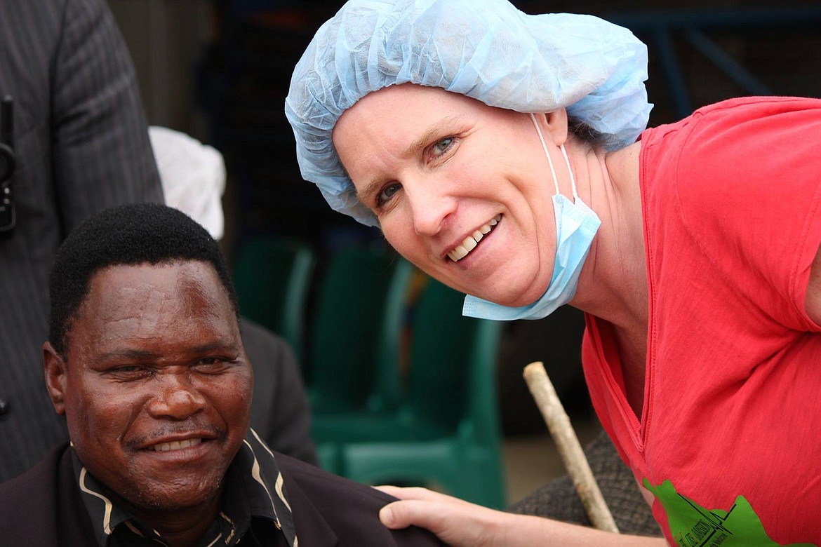 (Courtesy photo)
The Luke Commission's Echo VanderWal spends a moment with a patient.