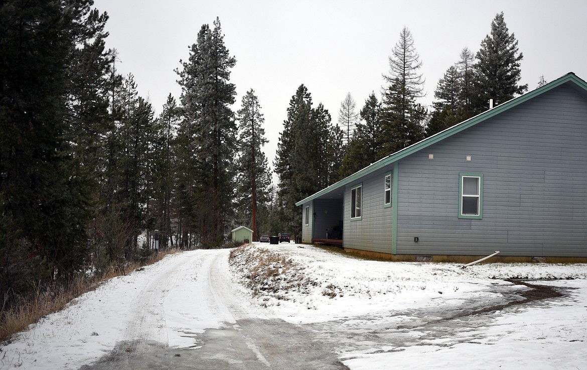 The public access lane to McGregor Lake is seen on Friday. (Brenda Ahearn/Daily Inter Lake)