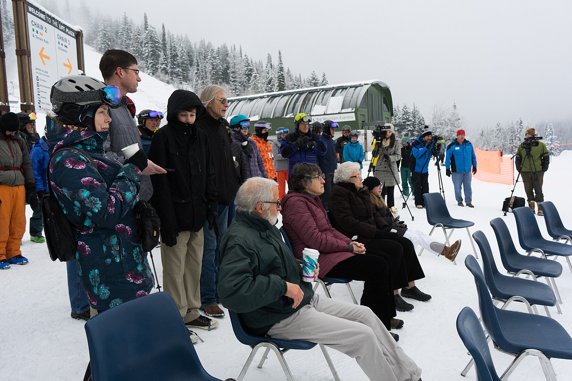 Friends and family of Lloyd Muldown, Ed Schenck and George Prentice gathered for a Founders Day celebration at Whitefish Mountain Resort.