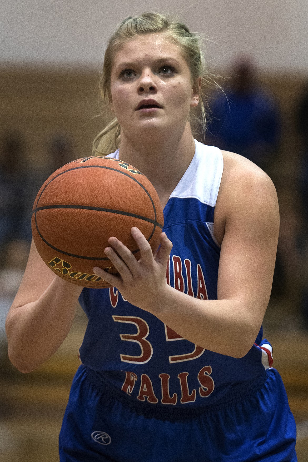 Trista Cowen shoots a free throw. (Jeremy Weber photo)