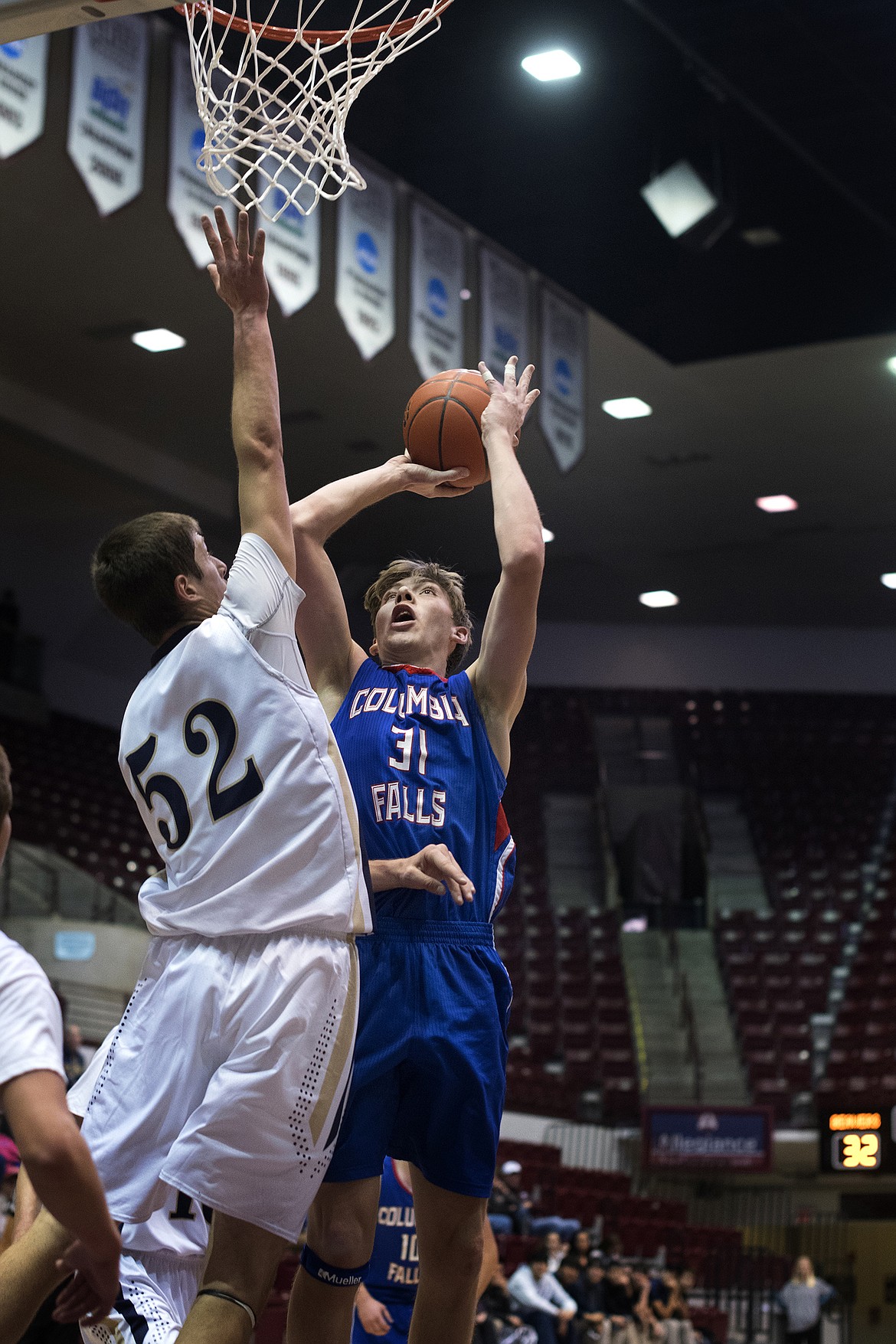 Wildcat Matthew Morrison goes up for two of his game-high 14 points against Dillon in the Western A Tip-Off Tournament in Missoula Friday. (Jeremy Weber photo)