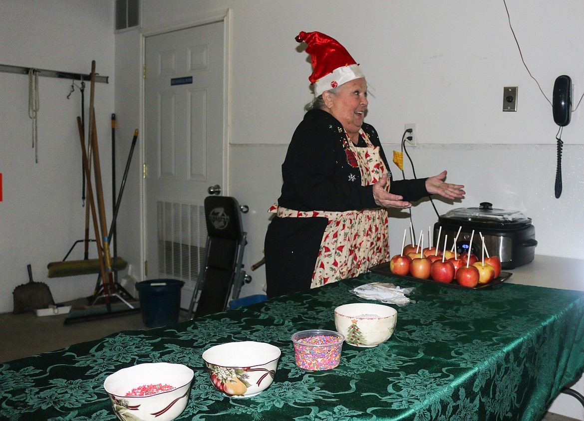 Photo by Mandi Bateman
The caramel apple making station allowed people to get creative with their apple treats.