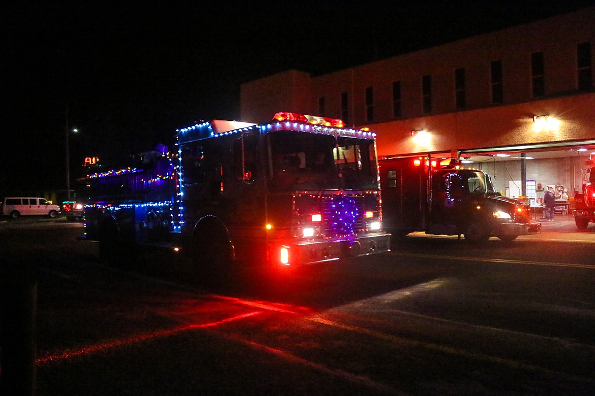 The Chariots of Fire parade featured beautifully decorated firetrucks and ambulance.