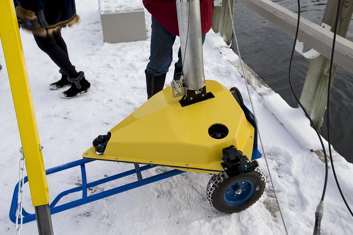 Gizmo CDA plans to lower a remotely operated vehicle into Lake Pend Oreille next year to record the lake's environment and help students with research. (LOREN BENOIT/Press)