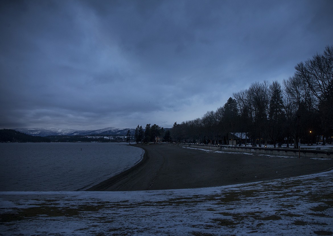 LOREN BENOIT/Press
Dark clouds are seen over City Beach Thursday afternoon at 3:45 p.m. Thursday, the winter solstice, marked the shortest day of the year.