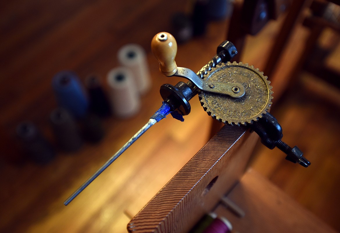 A detail of Tammy Thompson&#146;s loom and spools ready and waiting.
(Brenda Ahearn/Daily Inter Lake)