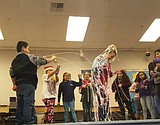 Peninsula Elementary principal gets silly-stringed