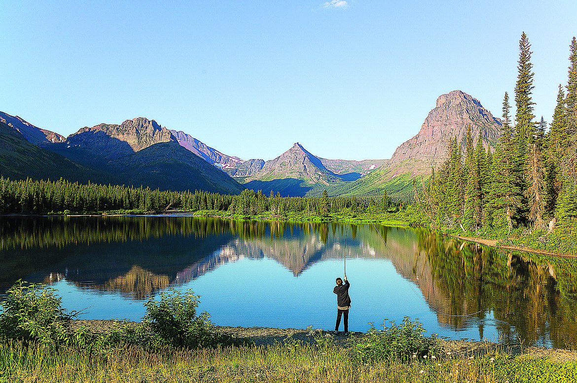 Fishing Pray Lake.  (Chris Peterson photo)