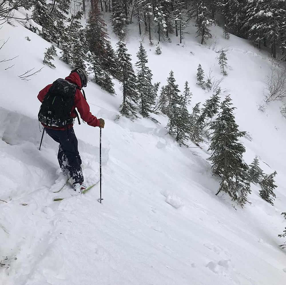 The Flathead Avalanche Center is warning of dangerous avalanche conditions in the Flathead Range following recent heavy snowfall. (Flathead Avalanche Center photo)