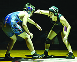 Melanie Flores becomes first female wrestler to compete in dual lineup; Moses Lake blanks Eisenhower 70-0