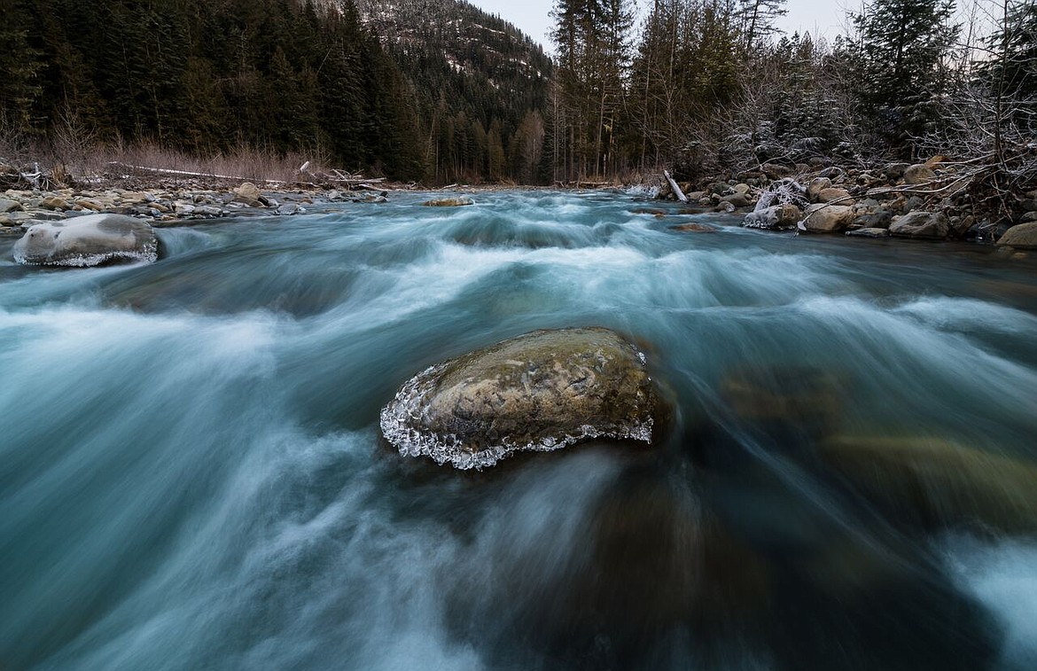 A view of Lightning Creek in winter. (Photo by CHRIS CELENTANO)