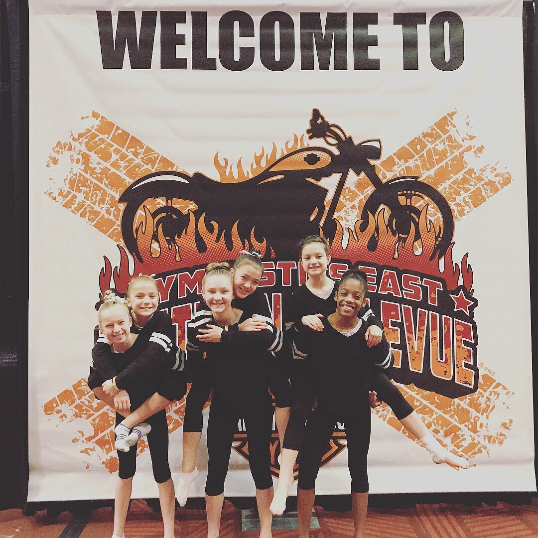 Courtesy photo
The Avant Coeur Gymnastics Level 6 team competed recently at a meet in Bellevue, Wash. In the front row from left are Taylor Walker, Madison Edwards and CC Bullock; and back row from left, Lily Call, Macy Uemoto and Avery Burns.