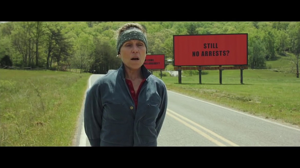 Youtube
Frances McDormand in &#147;Three Billboards Outside Ebbing, Missouri.&#148;