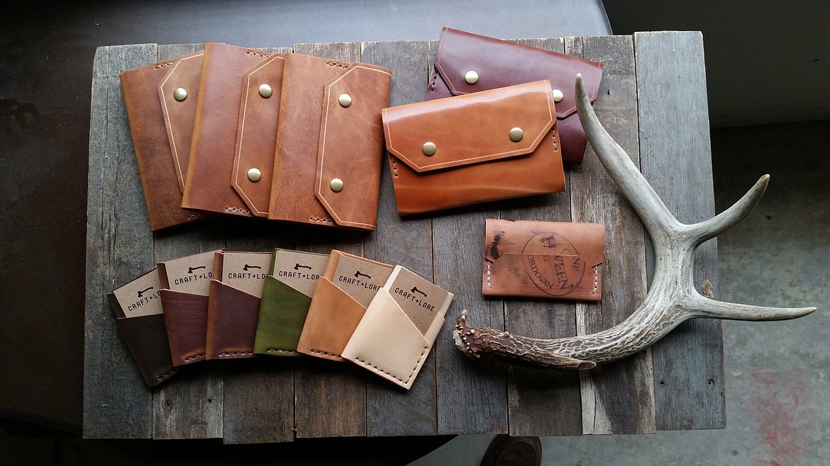 Handmade leather goods by Craft &amp; Lore.