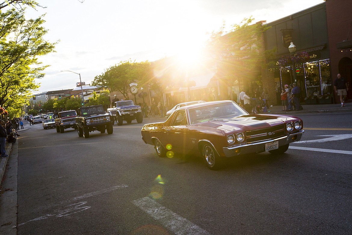 At least 600 classic and custom cars paraded through Coeur d'Alene's downtown streets during Car d'Lane 2017.  (LOREN BENOIT/Press File)