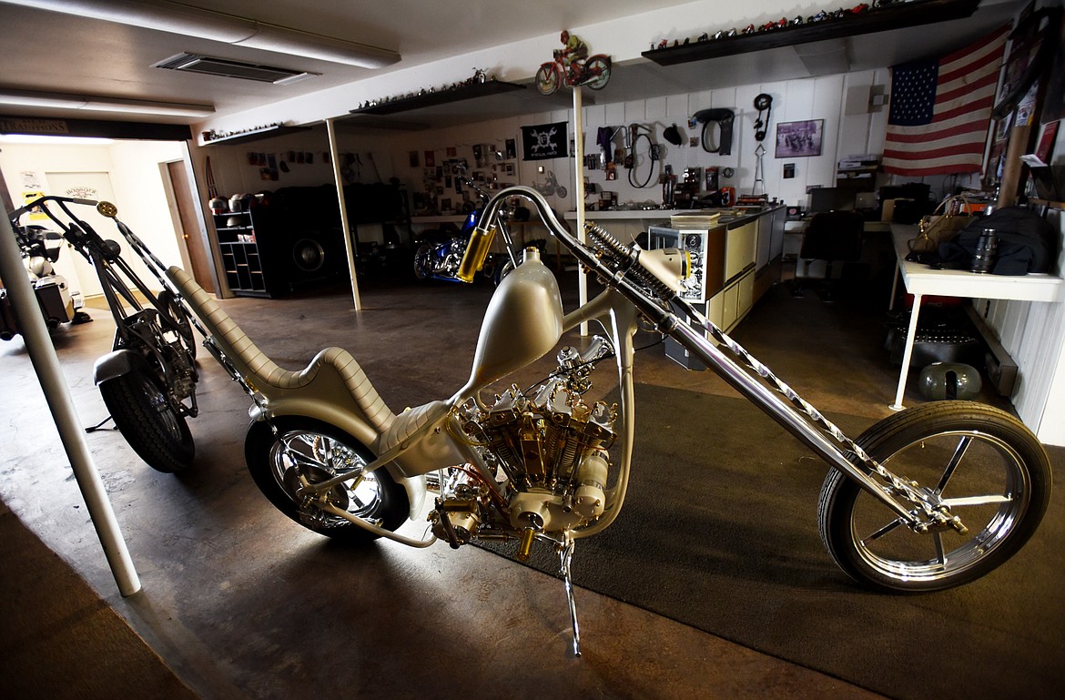 Details of the motorcycle &#147;Dyslexia&#148; by Hawke Lawshe.
(Brenda Ahearn/Daily Inter Lake)