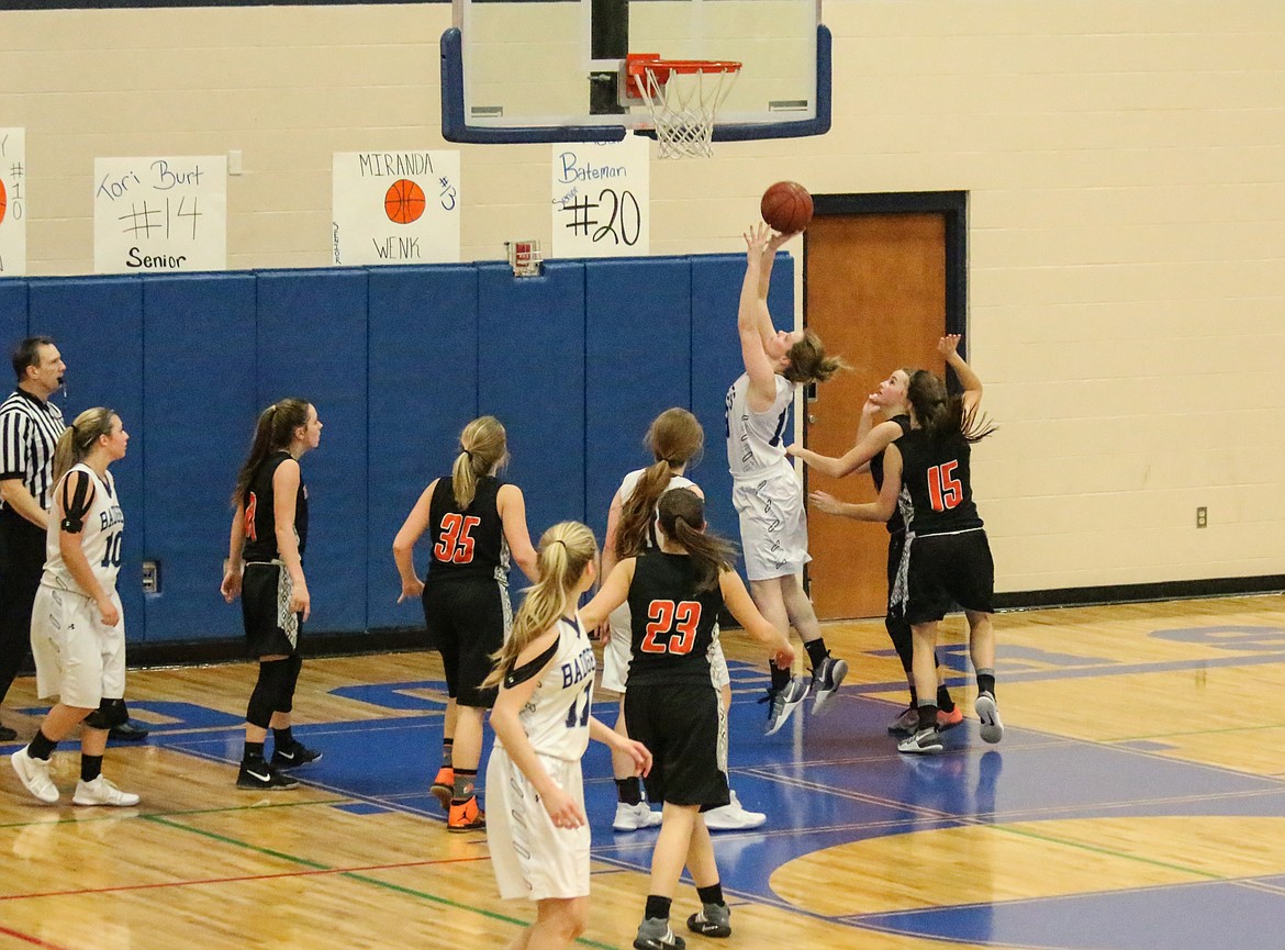 Photo by Mandi Bateman
The lady Badgers finished with a 20-12 fourth quarter.