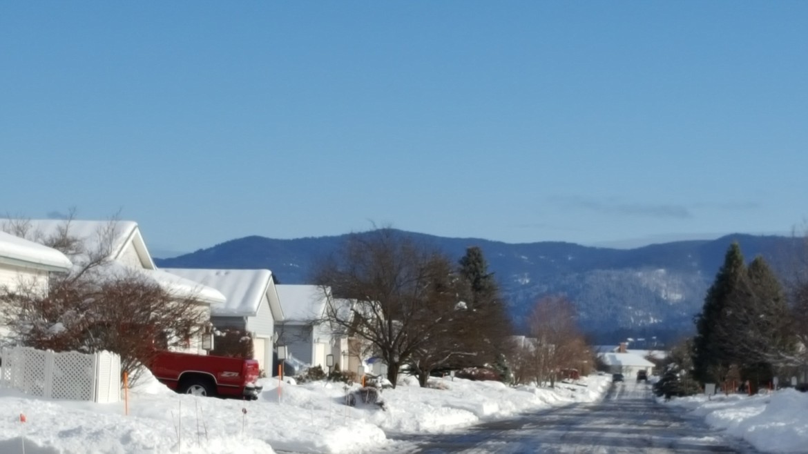 A winter scene from Leisure Park from earlier this month.