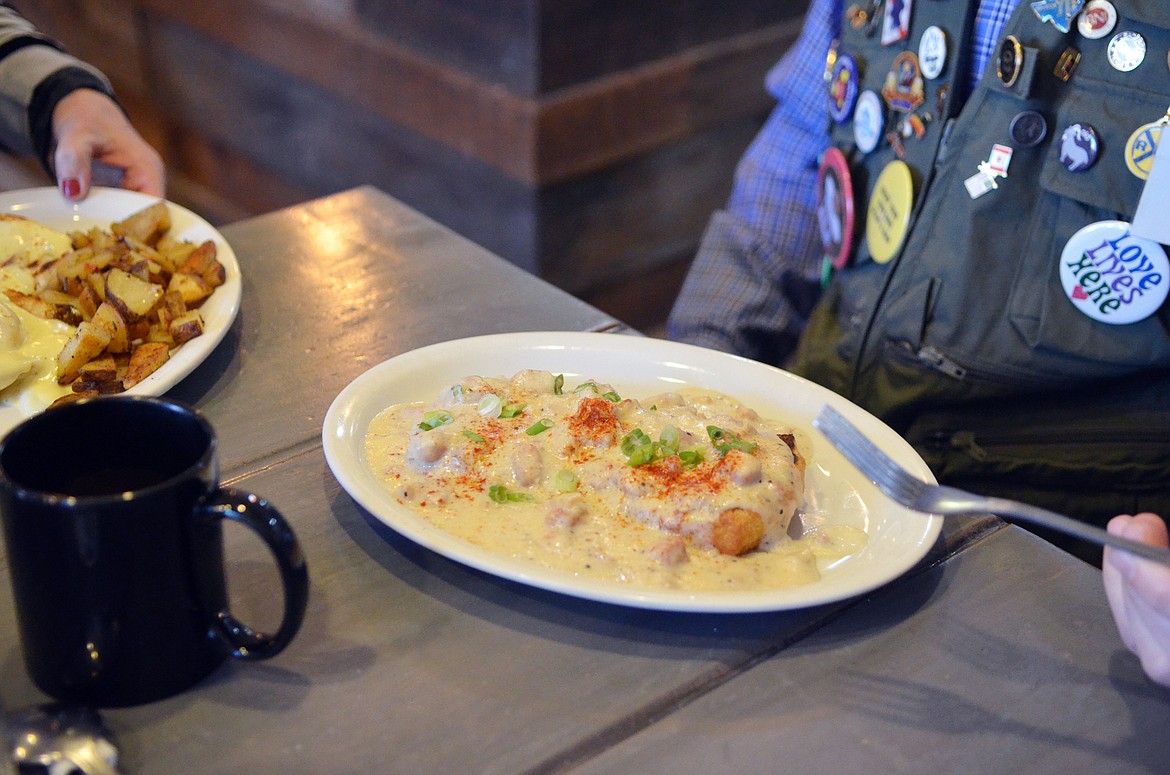 Customers enjoy breakfast at Swift Creek Cafe. (Heidi Desch/Whitefish Pilot)