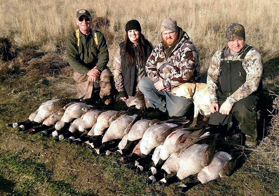 Pete Fisher photo - The Powell Party with their limit by 9:30 a.m.