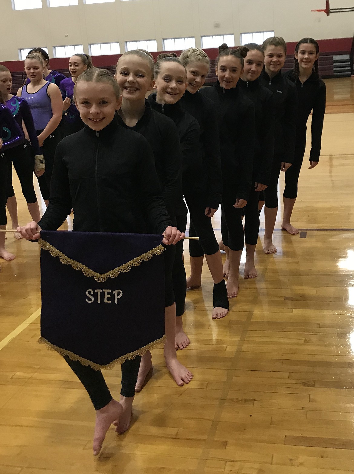 (Courtesy photo)
The S.T.E.P. Gold/Platinum team, pictured from front to back: Addy Heigel, Kelly Moellmer, Leah Moellmer, Kelsey Thomas, Avery Edmundson, Erika Edmundson, Emily Crettol and Lydia Nelsen.