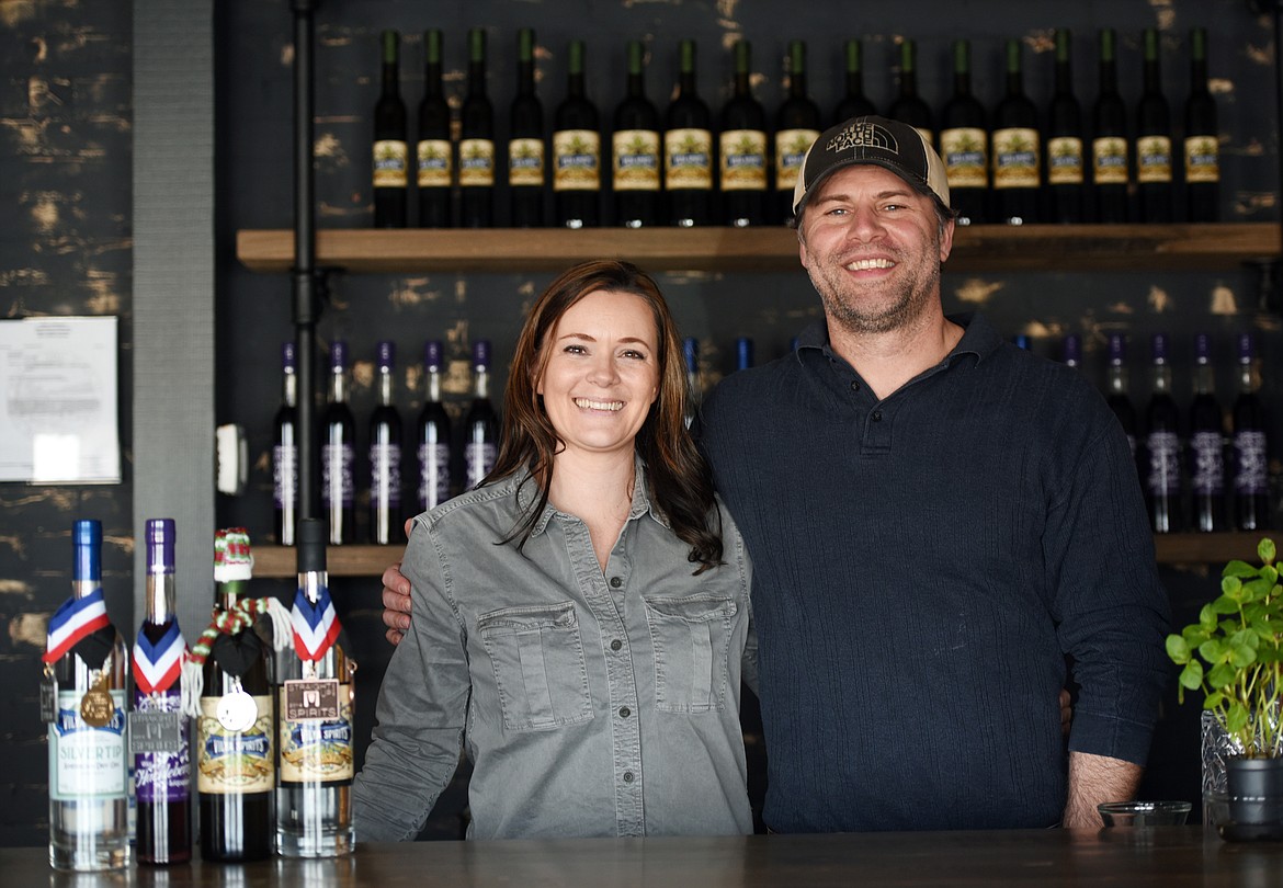 Amanda and Jazper Torres, co-owners of Vilya Spirits which has opened a new location at 101 E. Center Street in Kalispell. (Brenda Ahearn/Daily Inter Lake)