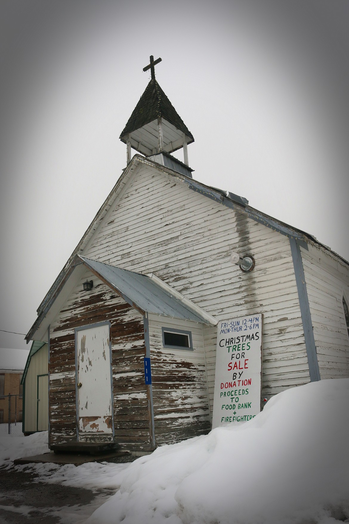 Photo by Mandi Bateman
South Boundary Fire Protection District will put the Naples Church up for bid next month, as the building is slowly deteriorating.