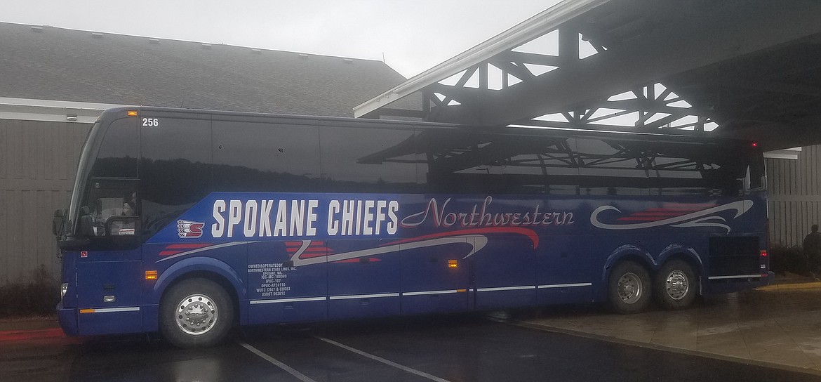 The Spokane Chiefs hockey team made an appearance in Bonners Ferry at the Kootenai River Inn on the way to their game against the Kootenay Ice in Cranbrook, B.C., where they won 5-3.

Photo by Tanna Yeoumans