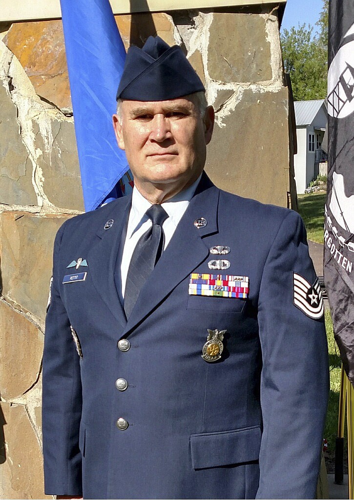 RETIRED TECHNICAL Sgt. James Pettit, in his United States Air Force uniform. (Photo courtesy James Pettit)