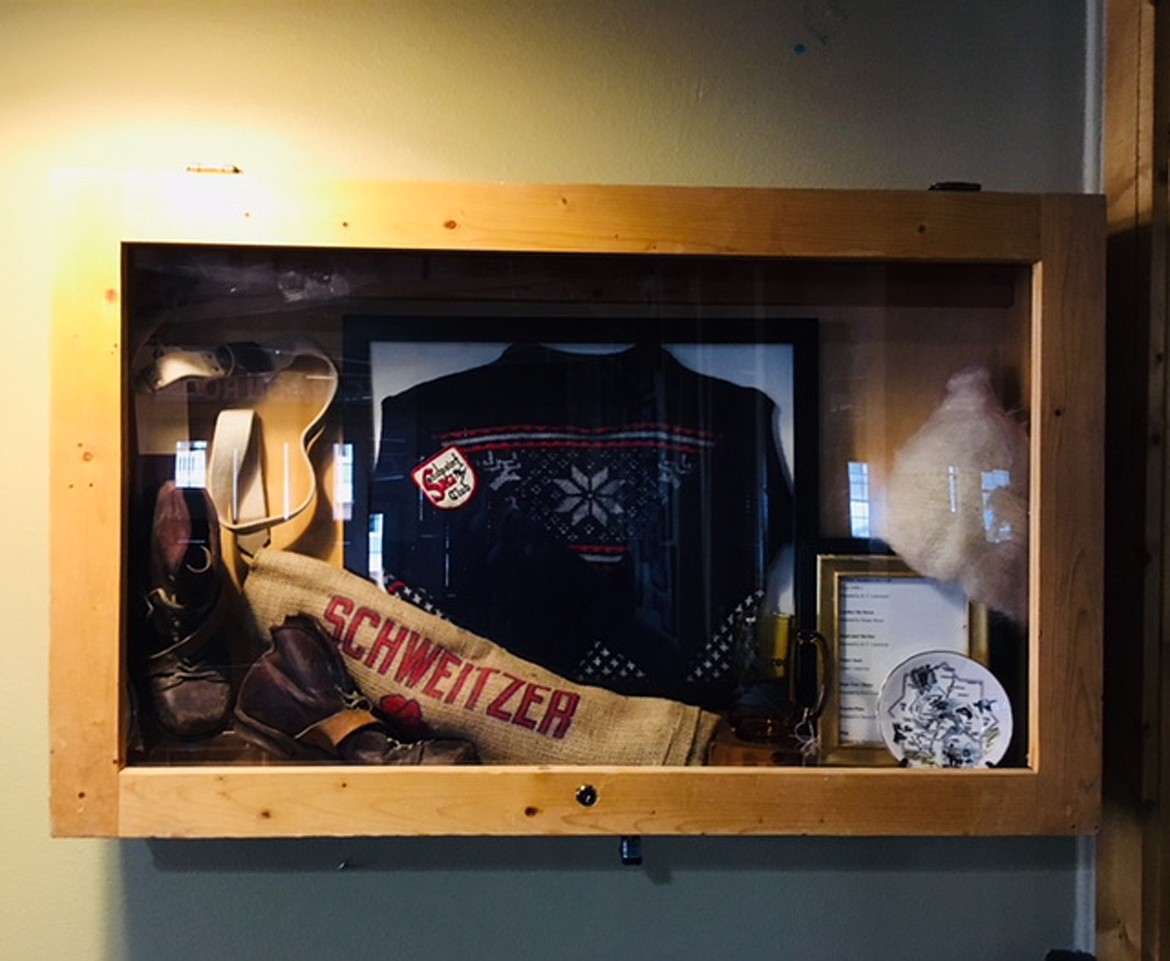 The Bonner County History Museum took its newest exhibit to Schweitzer Mountain Resort, where items documenting the history of the ski resort are on display in the Lakeview Lodge. 

(Courtesy photo)