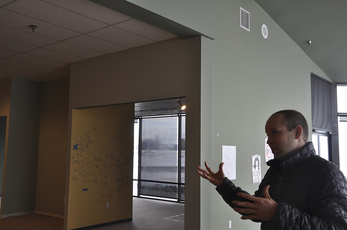 EXECUTIVE DIRECTOR of the Boys and Girls Club Aric Cooksley took officials from Providence St. Joseph Medical Center on a tour following a donation from the hospital. for $5,000. (Ashley Fox/Lake County Leader)