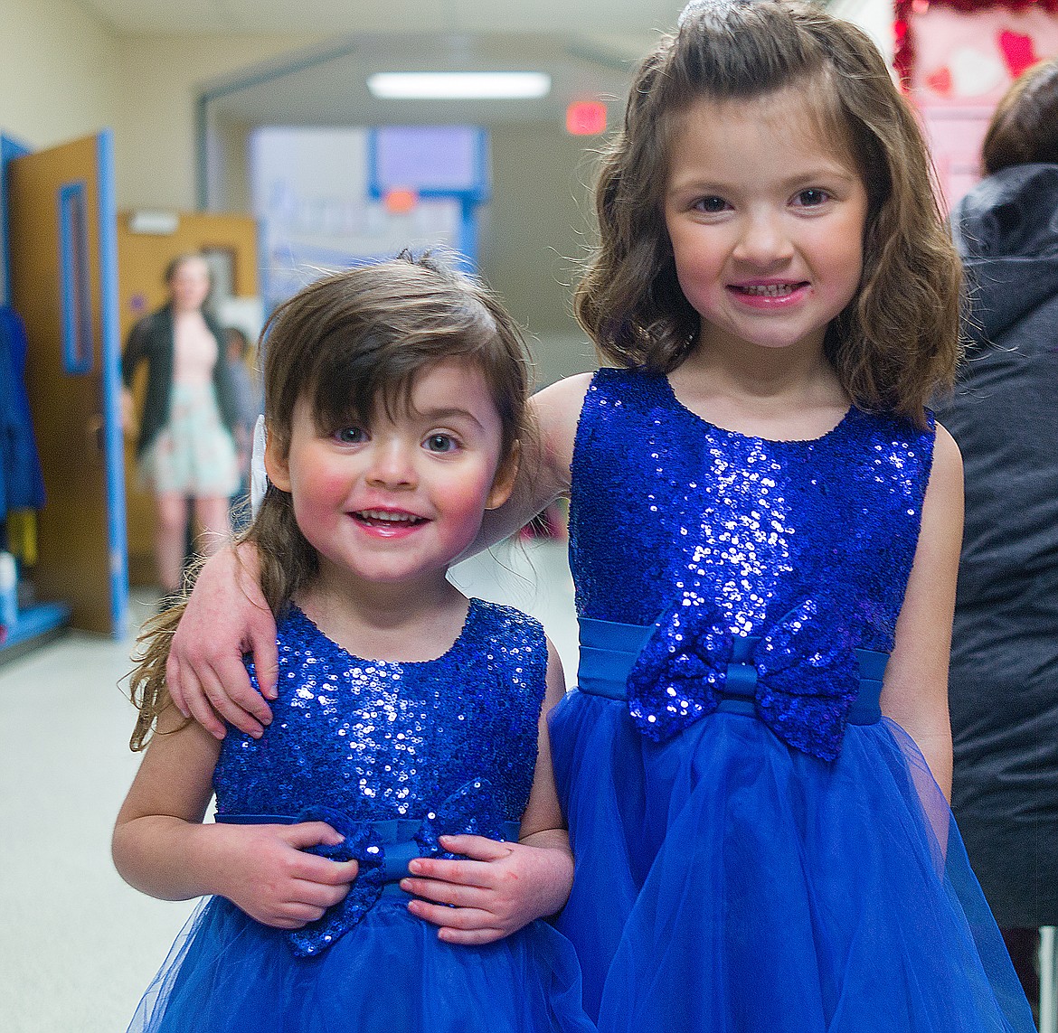 Gracelynn and Maddison Malley were decked out for the Winter Wonderland Family Night and Dance Party at Glacier Gateway last week.