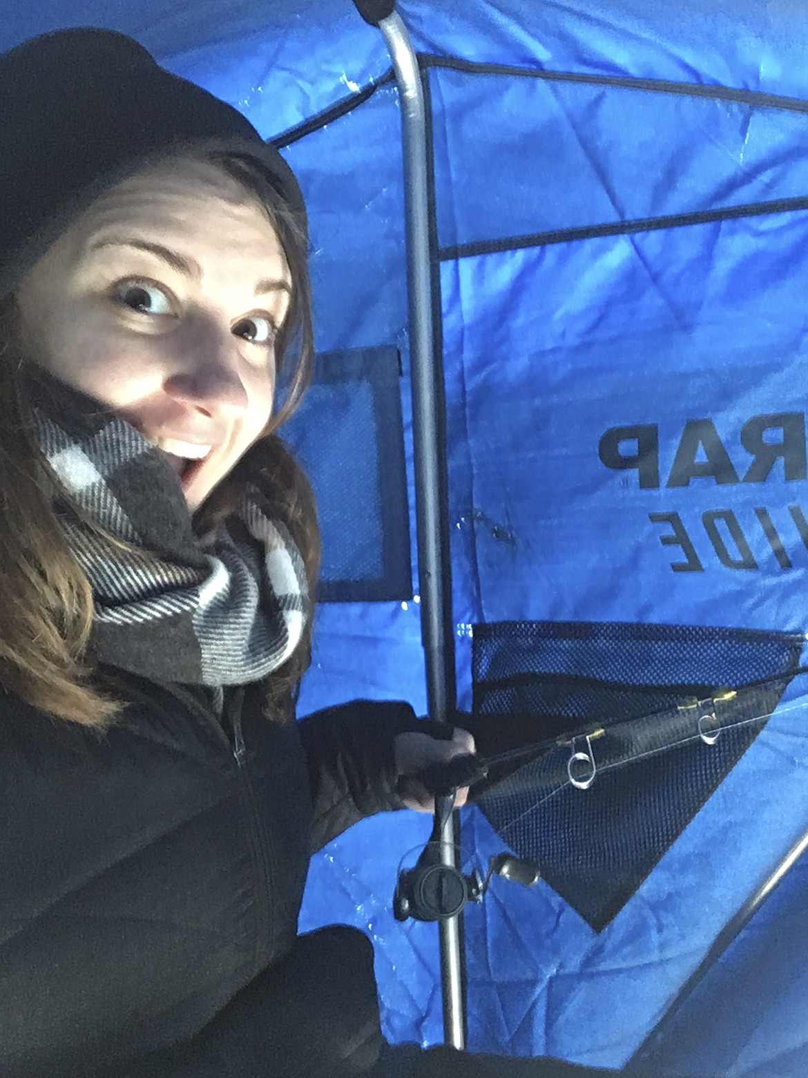 REPORTER ASHLEY Fox joined Richard Zimmer, also known as The Macman, for an ice fishing excursion last week on Flathead Lake.