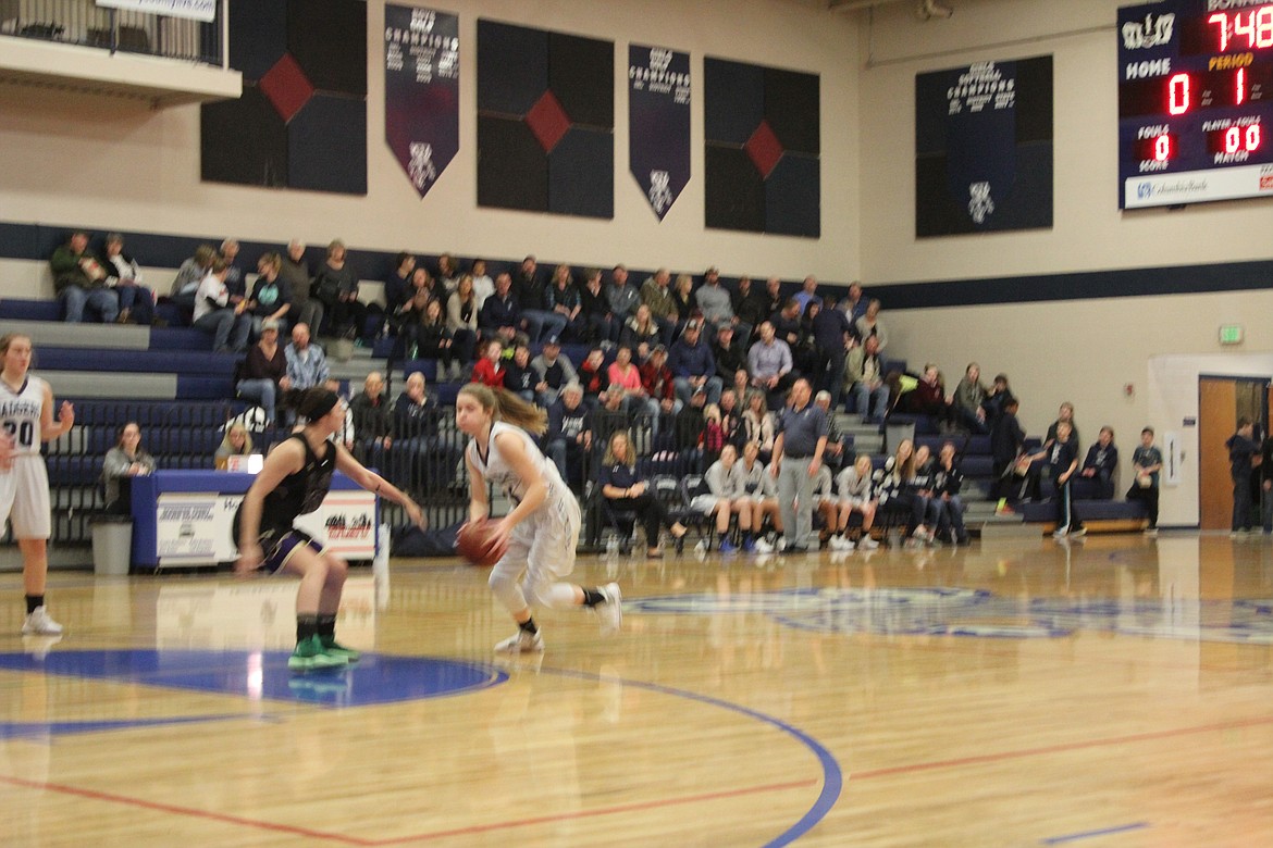 Photo by Tanna Yeoumans
Lady Badgers defeated Kellogg Wildcats 62-40 during the recent homegame on Jan. 26.