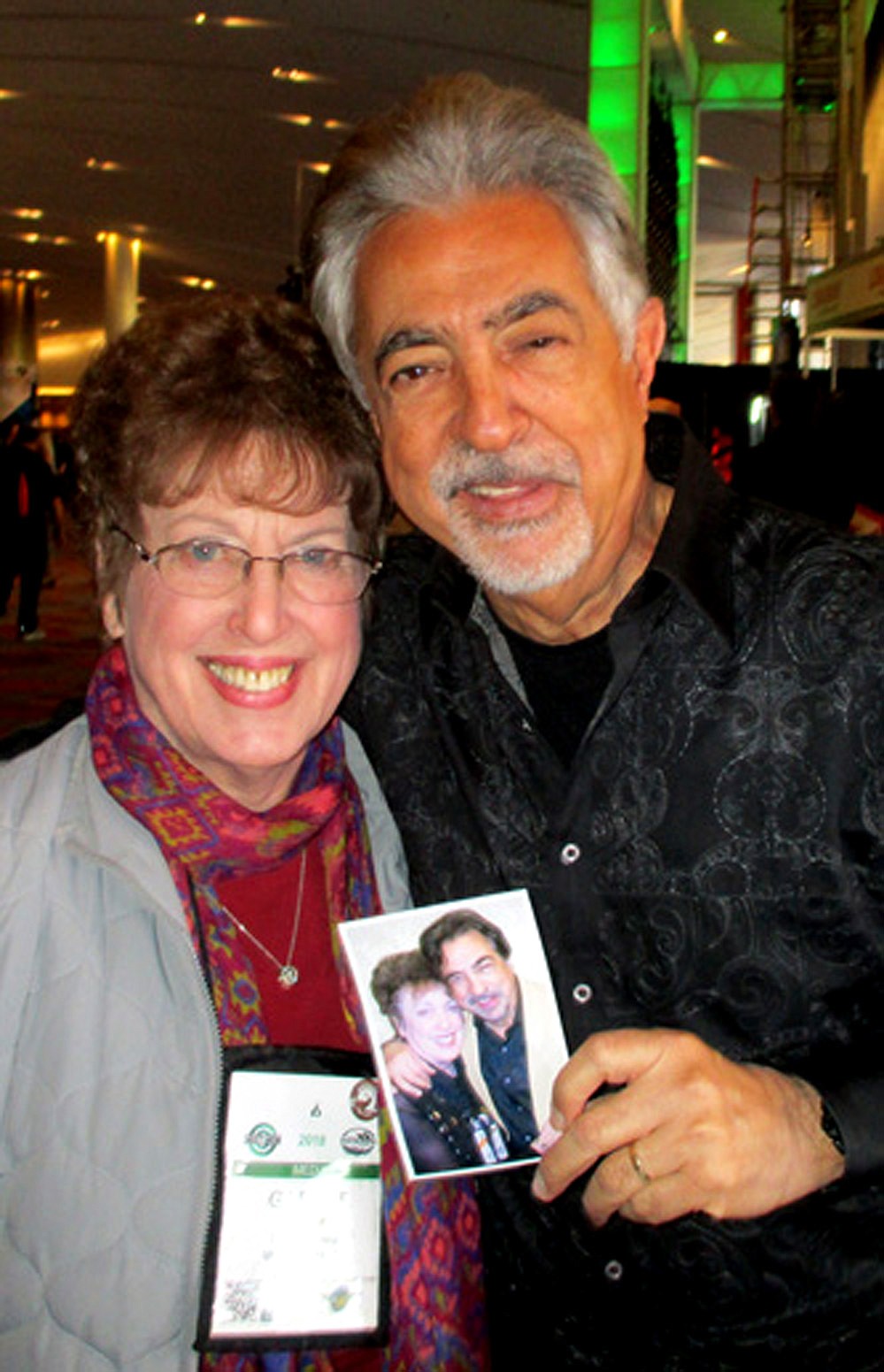 Dennis L. Clay photo
Garnet Wilson and Joe Mantegna enjoyed a short visit last week at the 2018 SHOT Show in Las Vegas.