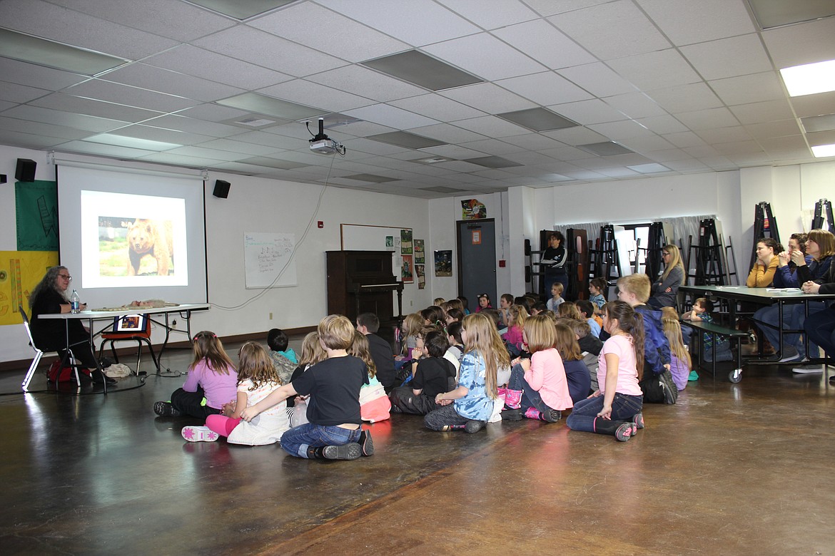 Photo by Tanna Yeoumans
The second graders were enthralled during the presentation.