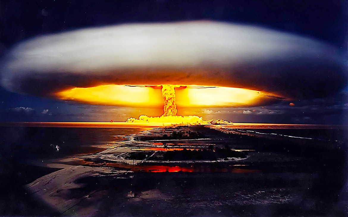 GOOGLE IMAGES
Soviet Union&#146;s monster &#147;Tsar Bomba&#148; hydrogen bomb detonated on Severny Island north of Russia in 1961. It was the world&#146;s biggest nuclear explosion.