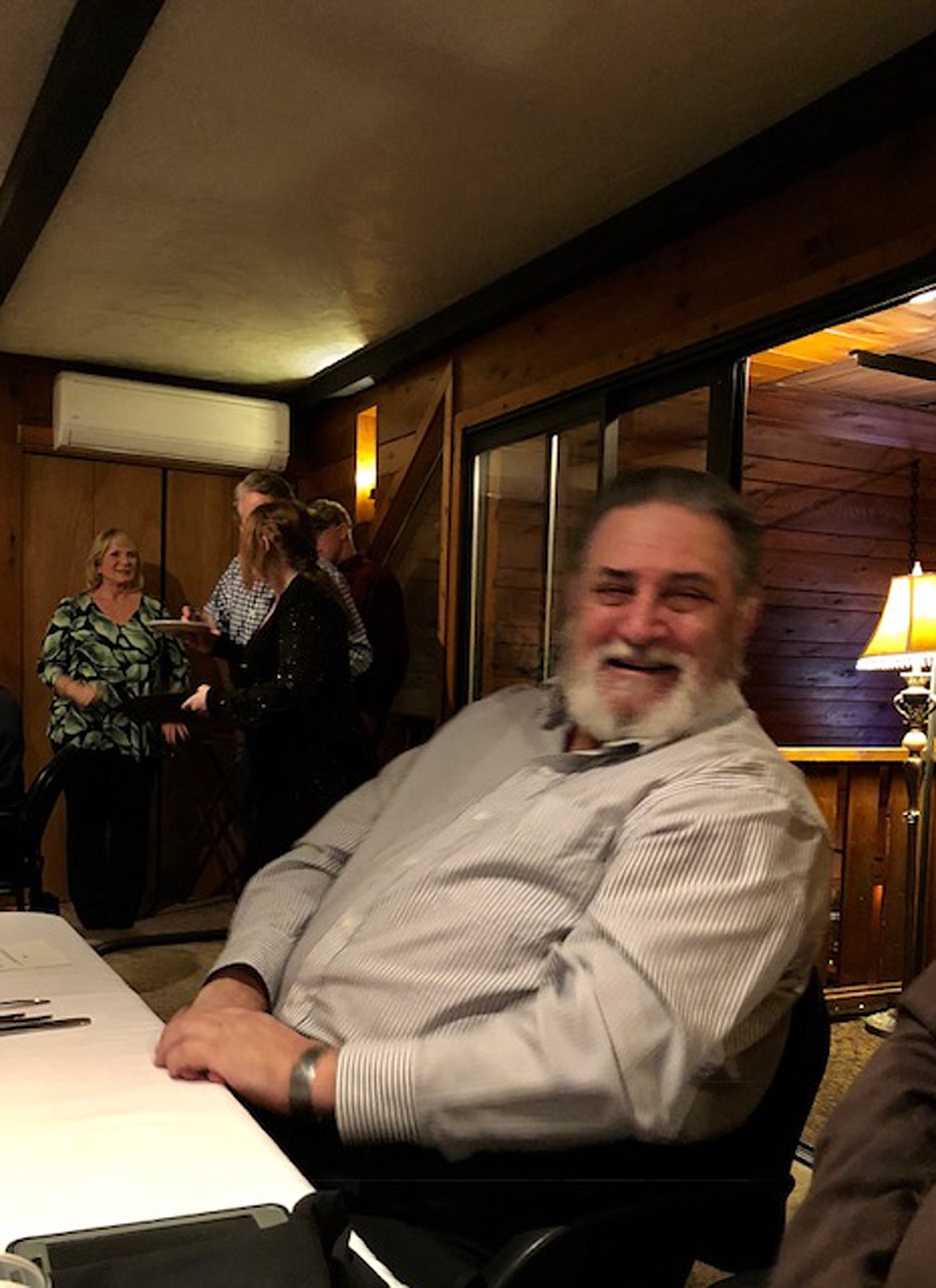 (Photo courtesy PRIEST LAKE EMTs)
Priest Lake EMTs, Inc. driver Bob Ekler has been with the organization since March 2002 &#151; almost 16 years. He is pictured at Priest Lake EMTs, Inc.&#146;s Feb. 3 dinner at the Hills Resort.