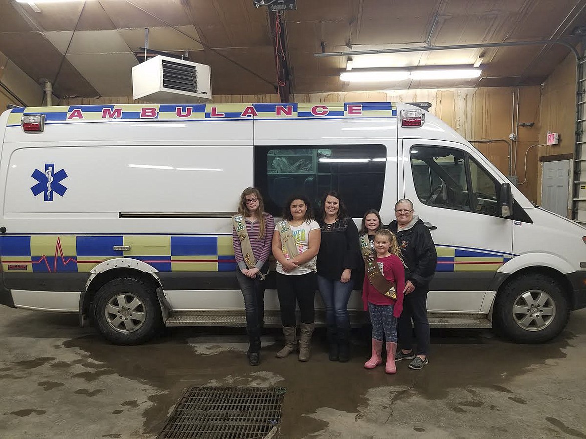 IN ADDITION to their work throughout the community, Girl Scouts also take field trips, learning how various services and organizations work. (Photo provided)