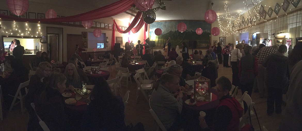 ONE HUNDRED people attended the Ninepipe Arts Group Valentine Party on Feb. 10 to support the arts for local students. (Ashley Fox/Lake County Leader)