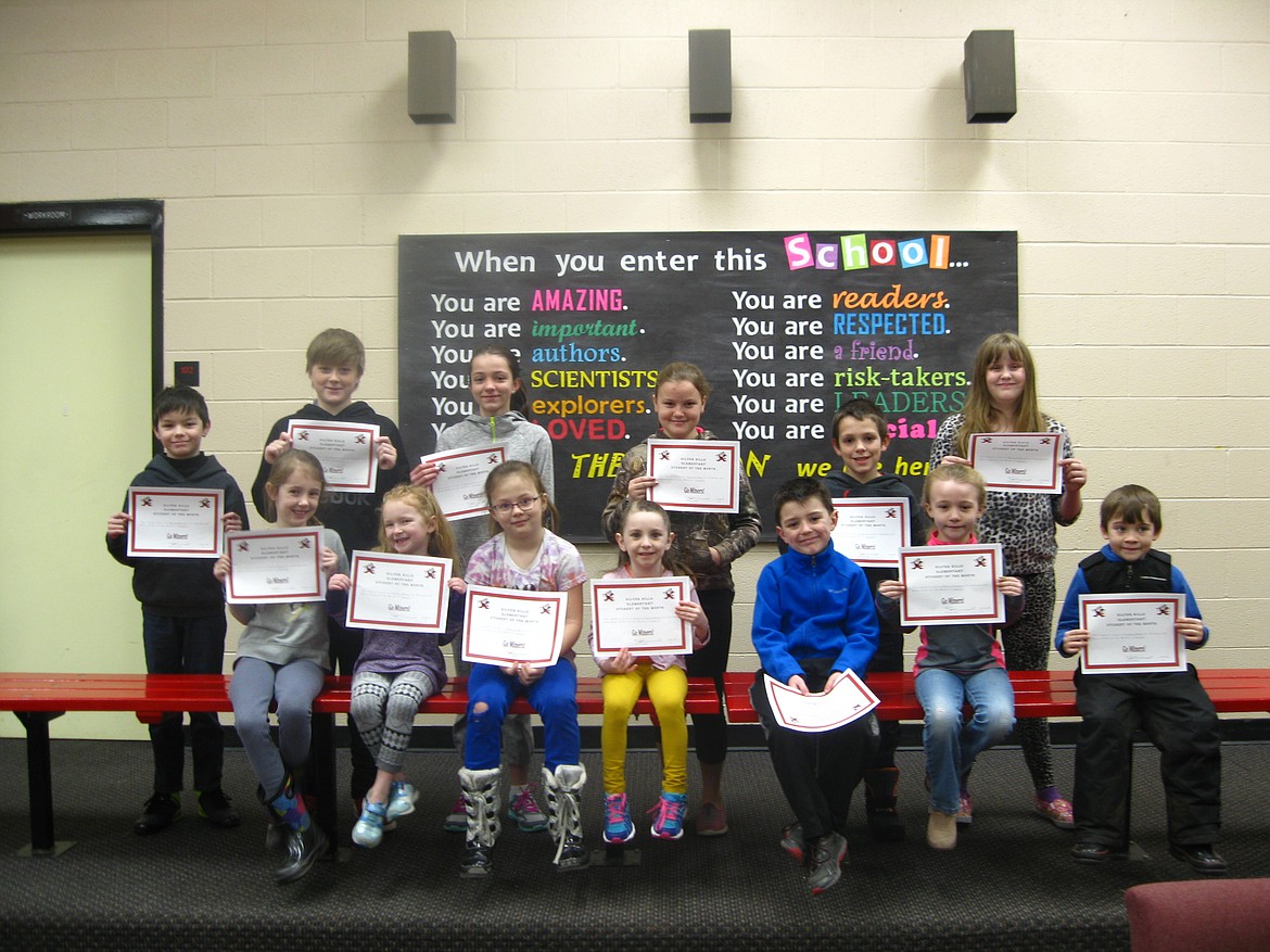 Silver Hills Elementary Principal Todd Howard would like to thank all of these students for being great role models in their respective classes and in the school. “Their hard work and enthusiasm can be observed each and every day. Way to show your Miner PRIDE kids!”
