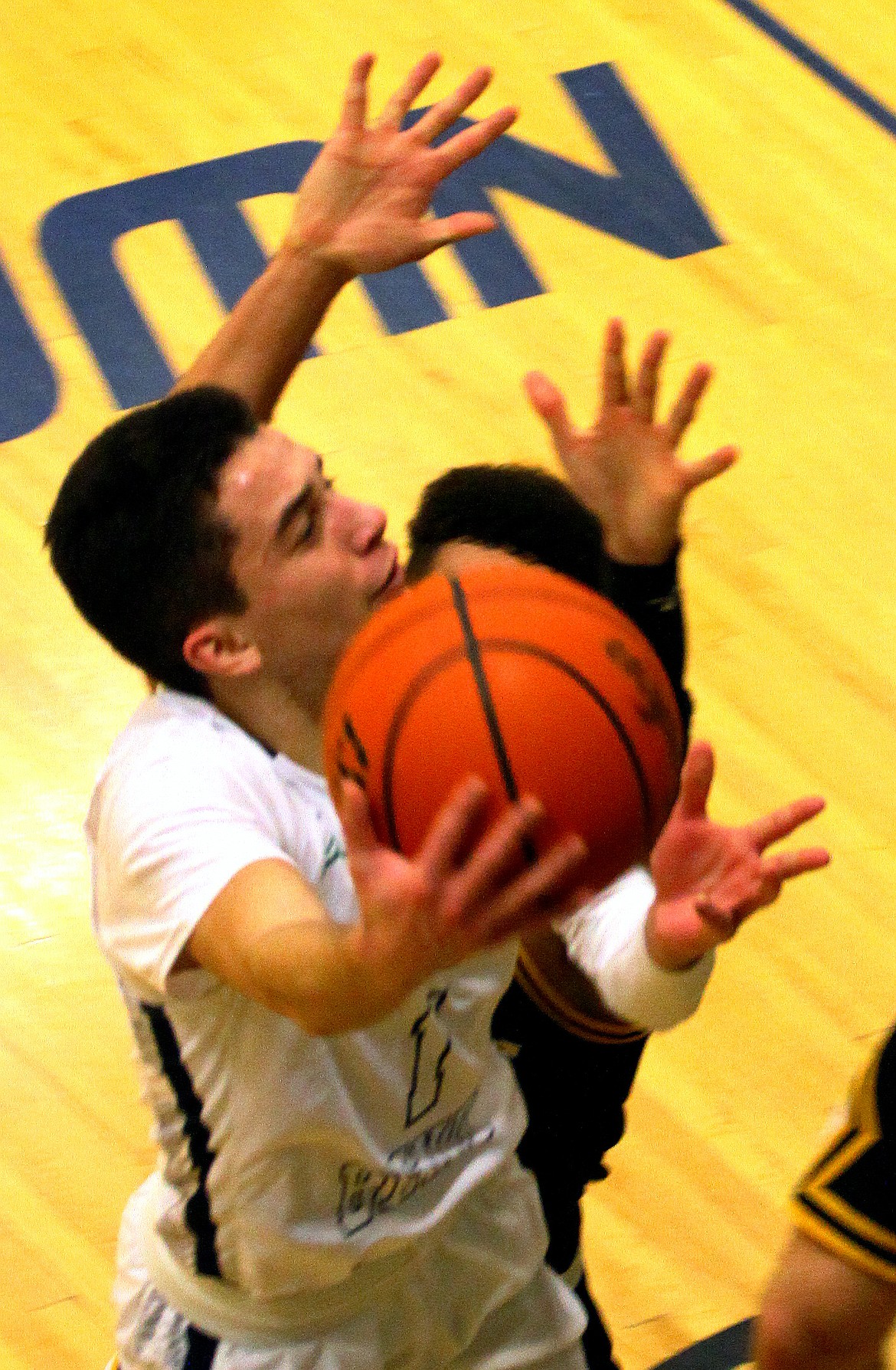 Rodney Harwood/Columbia Basin Herald
Big Bend point guard Koby Huerta (1) is averaging 18 points a game during the NWAC schedule. The Runnin' Vikes host Treasure Valley in a critical NWAC East matchup at DeVries Activity Center.