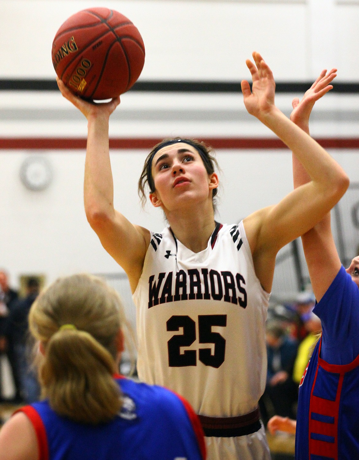 Rodney Harwood/Columbia Basin Herald
ACH junior Gabi Isaak (25) leads the Warriors with 15 points and 11.2 rebounds a game.
